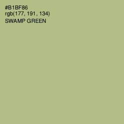 #B1BF86 - Swamp Green Color Image